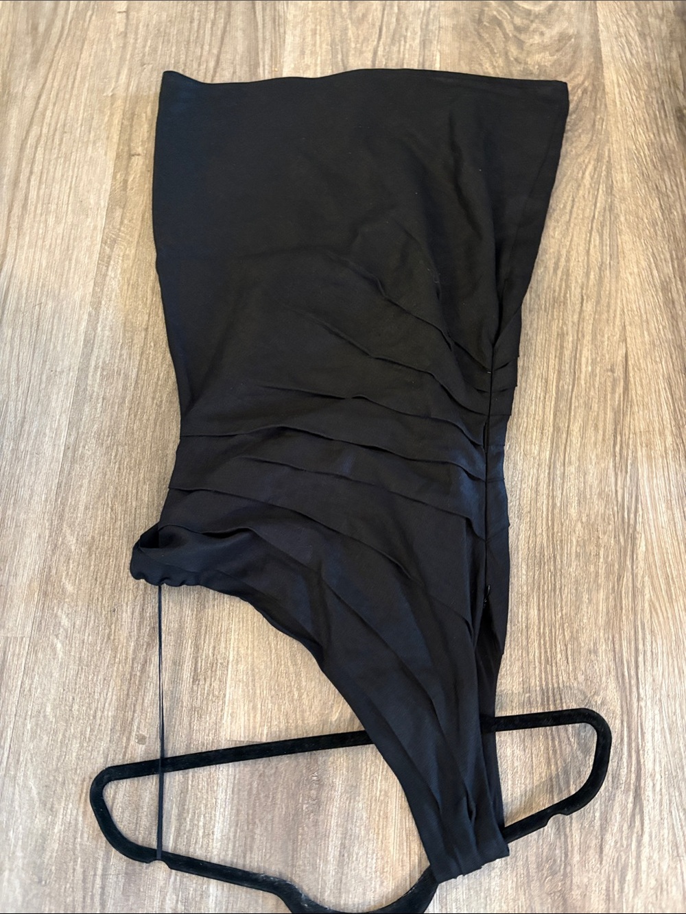 NWT Reformation BLACK LINEN CIRO MINI DRESS Size 4 - Picture 7 of 8